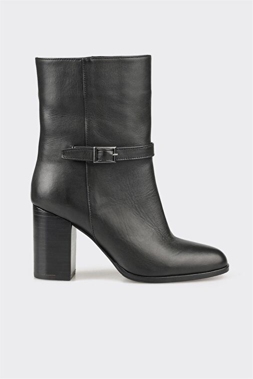 Elle Elle Siyah Deri Kadın Günlük Bot | Boyner Siyah - 2. görsel