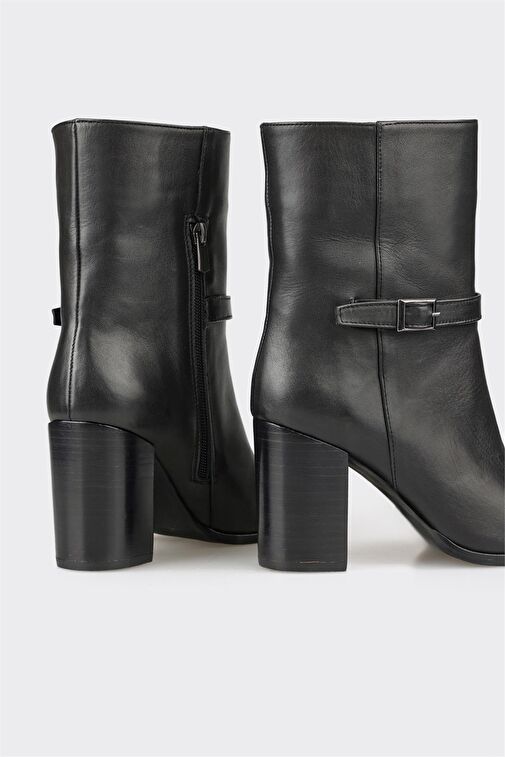 Elle Elle Siyah Deri Kadın Günlük Bot | Boyner Siyah - 5. görsel