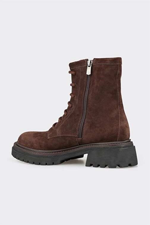 Kahve Deri Kadın Günlük Bot - Görsel 3