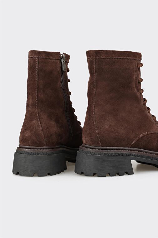 Kahve Deri Kadın Günlük Bot - Görsel 5