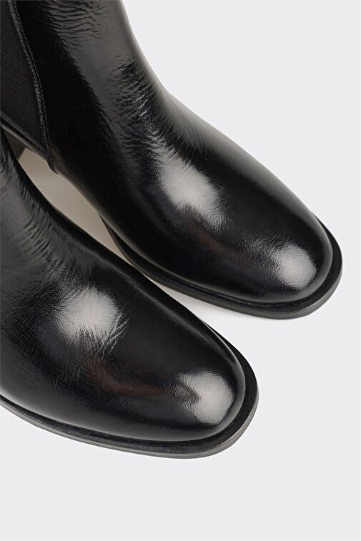 Elle Elle Siyah Deri Kadın Klasik Bot | Boyner Siyah - 4. görsel