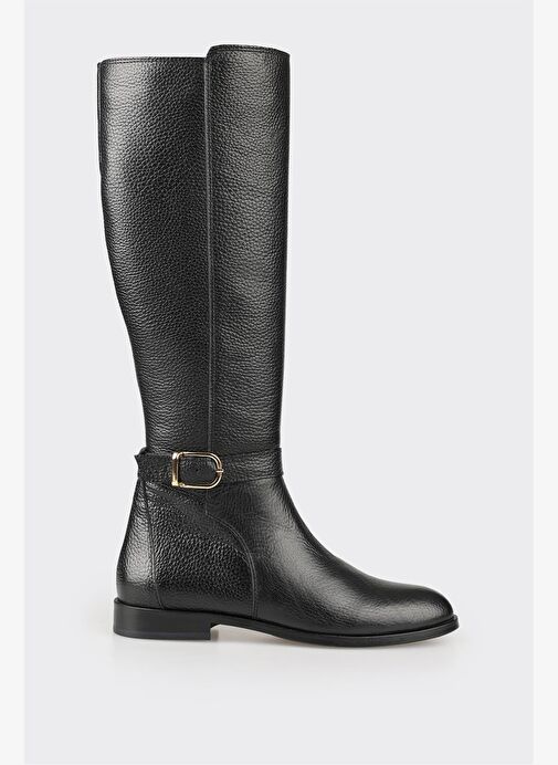 Elle Elle Siyah Deri Kadın Çizme Bot | Boyner Siyah - 2. görsel