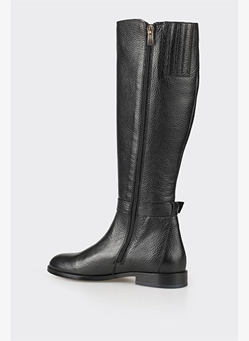 Elle Elle Siyah Deri Kadın Çizme Bot | Boyner Siyah - 7. görsel