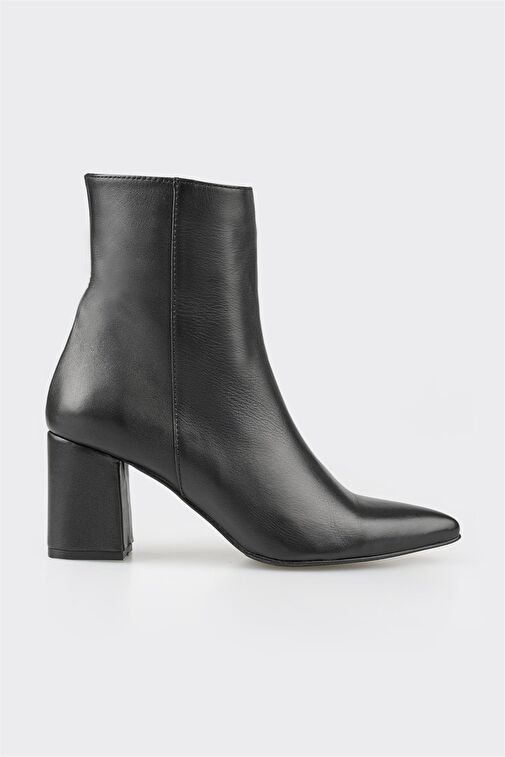 Elle Elle Siyah Deri Kadın Günlük Bot | Boyner Siyah - 2. görsel