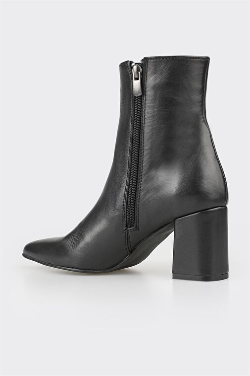 Elle Elle Siyah Deri Kadın Günlük Bot | Boyner Siyah - 4. görsel