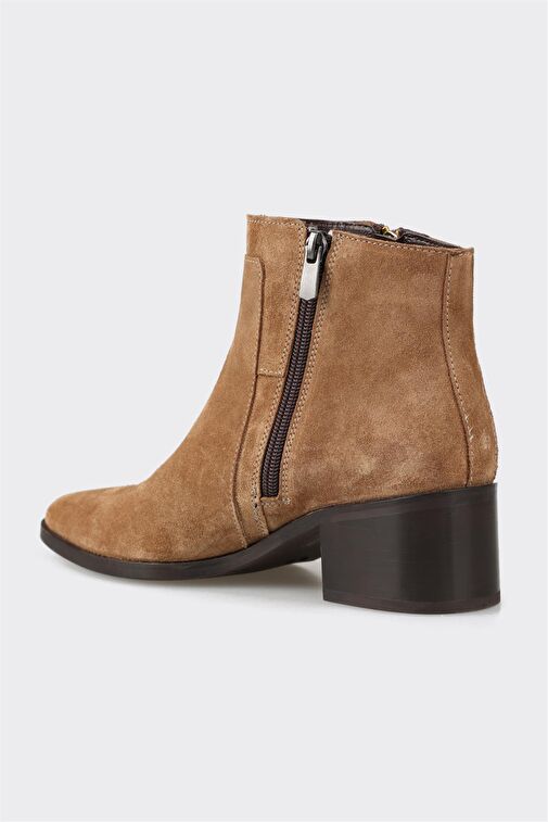 Taba Deri Kadın Klasik Bot - Görsel 4