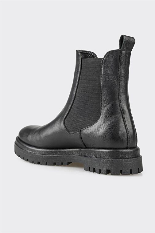 Elle Elle Siyah Deri Kadın Günlük Bot | Boyner Siyah - 4. görsel