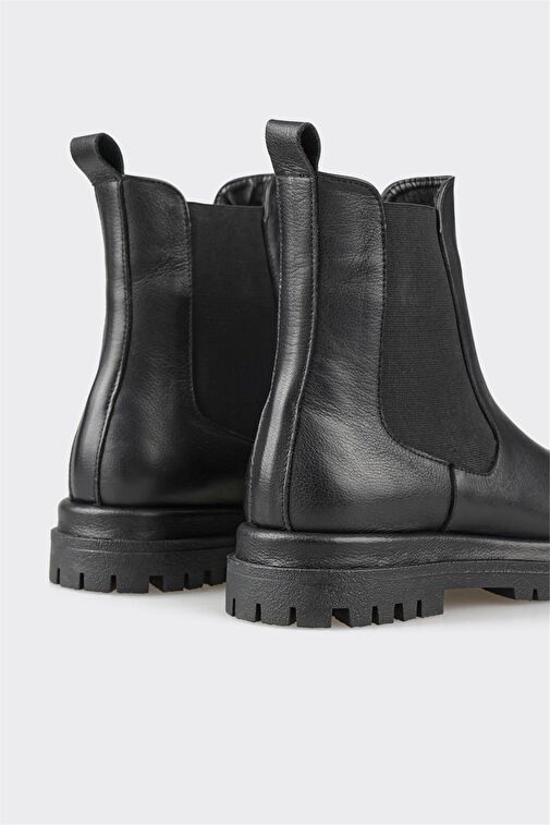 Elle Elle Siyah Deri Kadın Günlük Bot | Boyner Siyah - 5. görsel