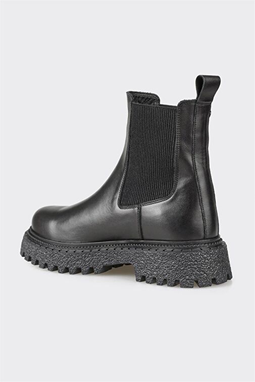 Elle Elle Siyah Deri Kadın Günlük Bot | Boyner Siyah - 4. görsel