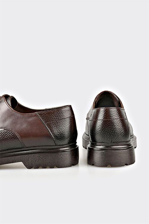 Elle Kahverengi Erkek Deri Günlük Ayakkabı CLEMENS-3 - Görsel 3