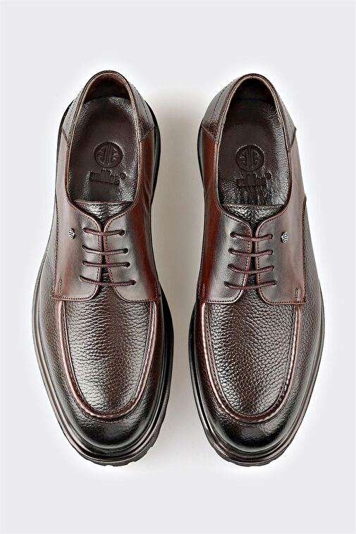 Elle Kahverengi Erkek Deri Günlük Ayakkabı CLEMENS-3 - Görsel 5