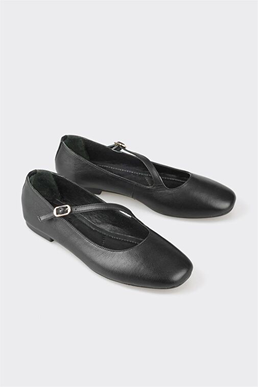 Elle Bronz Kadın Deri Günlük Ayakkabı UBEKEZ - Görsel 3