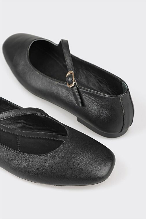 Elle Bronz Kadın Deri Günlük Ayakkabı UBEKEZ - Görsel 6