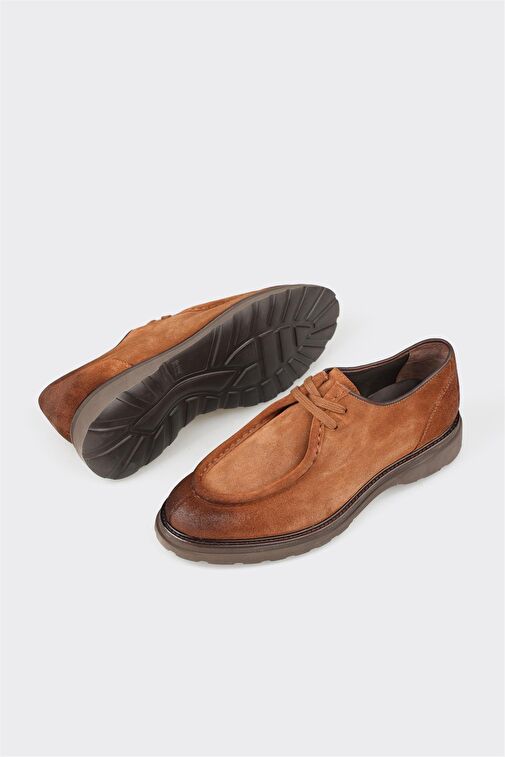 Taba Deri Erkek Günlük Ayakkabı - Görsel 6