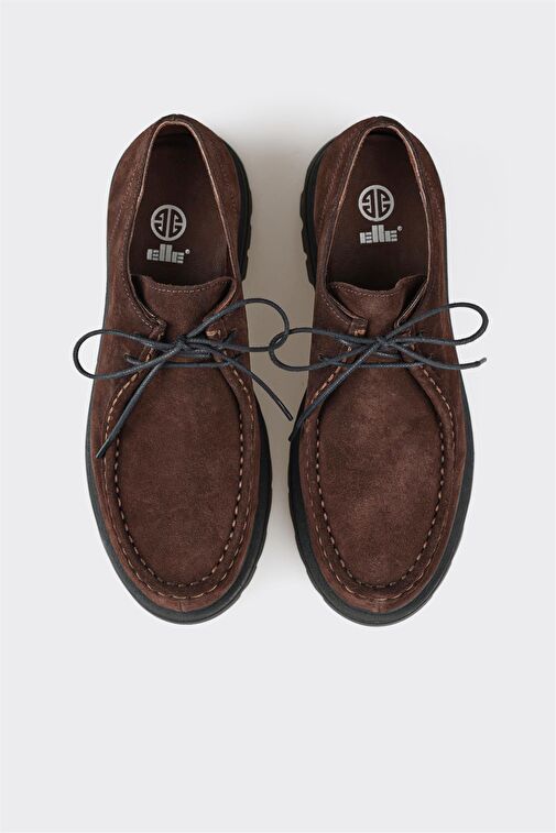 Kahve Deri Kadın Günlük Ayakkabı - Görsel 5