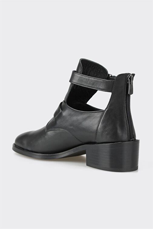 Elle Elle Siyah Deri Kadın Klasik Bot | Boyner Siyah - 4. görsel