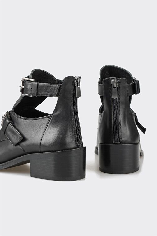 Elle Elle Siyah Deri Kadın Klasik Bot | Boyner Siyah - 5. görsel