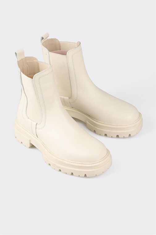 Bej Deri Kadın Günlük Bot - Görsel 3