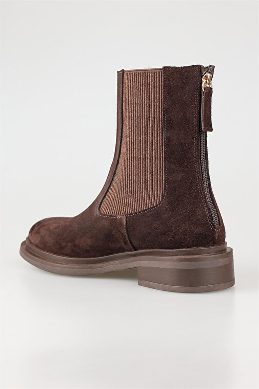 Kahve Deri Kadın Günlük Bot - Görsel 4