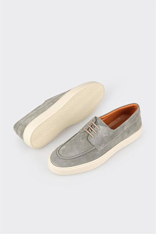 Yeşil Deri Erkek Günlük Ayakkabı - Görsel 4