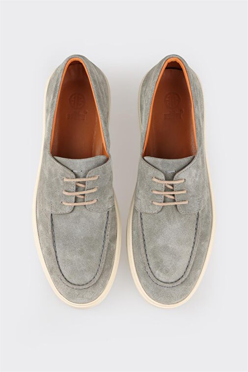 Yeşil Deri Erkek Günlük Ayakkabı - Görsel 5