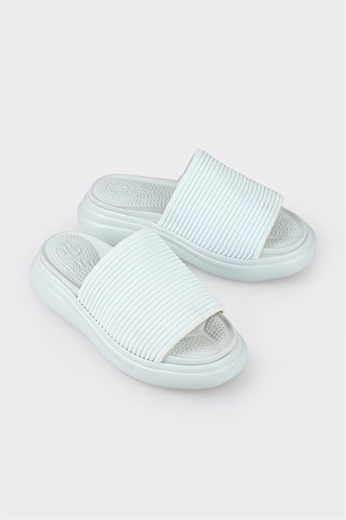 Mavi Kadın Terlik - Görsel 3