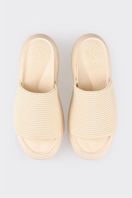 Bej Kadın Terlik - Görsel 4