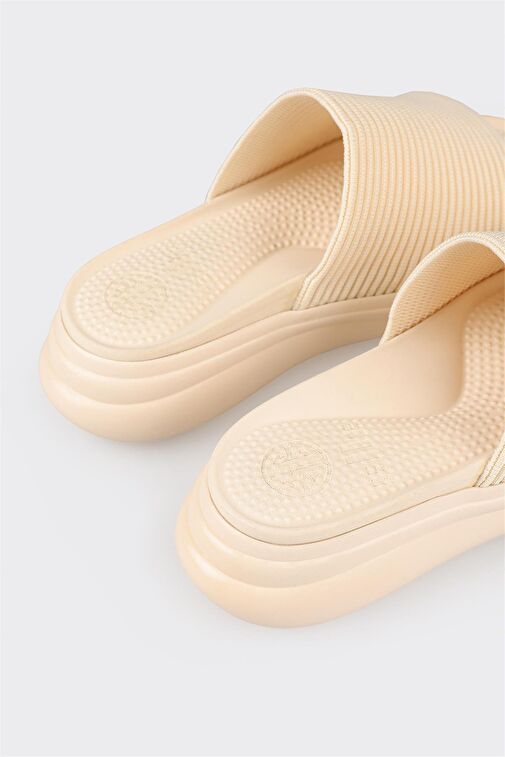 Bej Kadın Terlik - Görsel 6