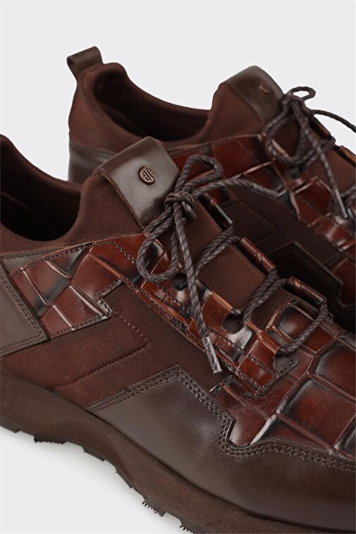 Elle Siyah Erkek Deri Günlük Ayakkabı MARCIN-3 - Görsel 6