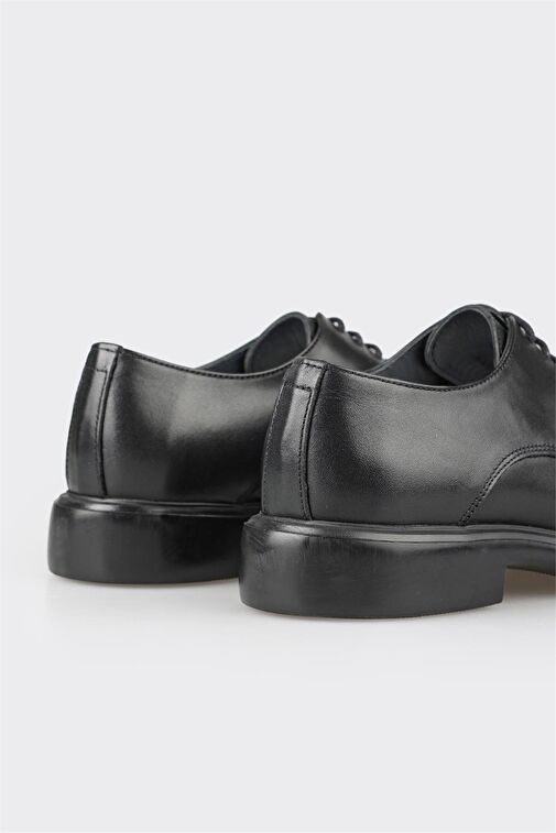 Elle Siyah Erkek Deri Klasik Ayakkabı LASING - Görsel 6