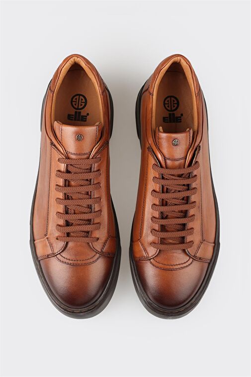 Elle Elle Taba Deri Erkek Günlük Ayakkabı Sneaker | Boyner Taba - 5. görsel