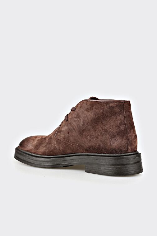 Kahve Deri Erkek Günlük Bot - Görsel 4