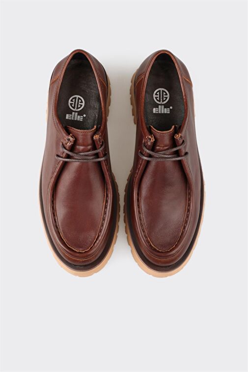 Taba Deri Kadın Günlük Ayakkabı - Görsel 5