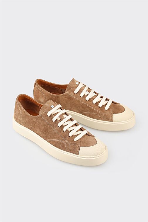 Camel Deri Erkek Spor Ayakkabı - Görsel 3