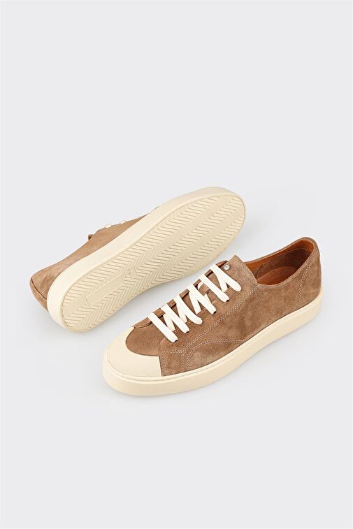 Camel Deri Erkek Spor Ayakkabı - Görsel 4