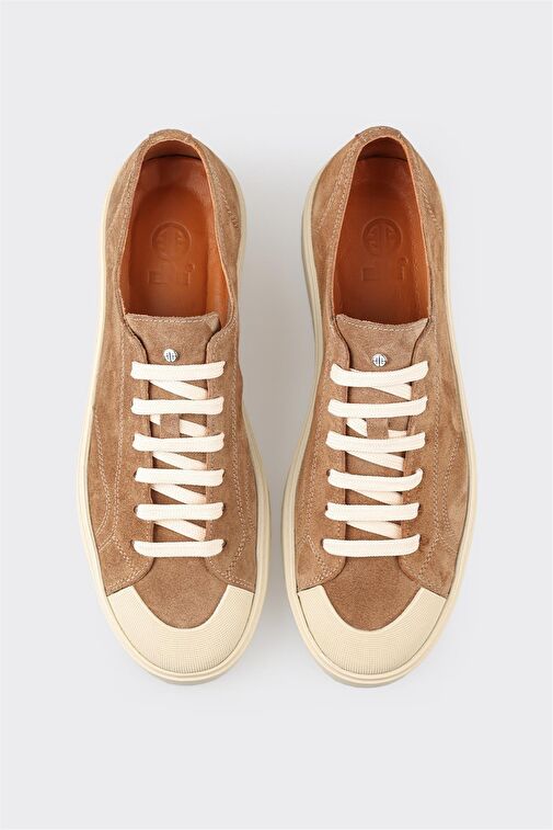 Camel Deri Erkek Spor Ayakkabı - Görsel 5