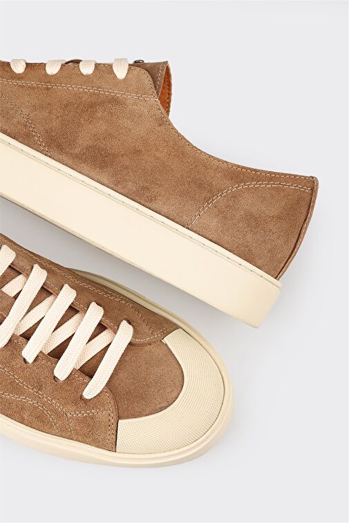 Camel Deri Erkek Spor Ayakkabı - Görsel 6