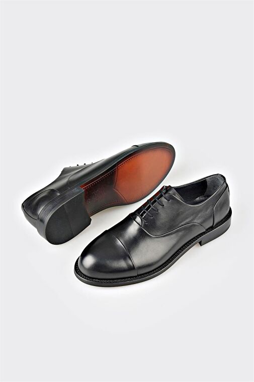 Elle Elle Siyah Erkek Deri Klasik Ayakkabı GOFEG | Boyner Siyah - 4. görsel