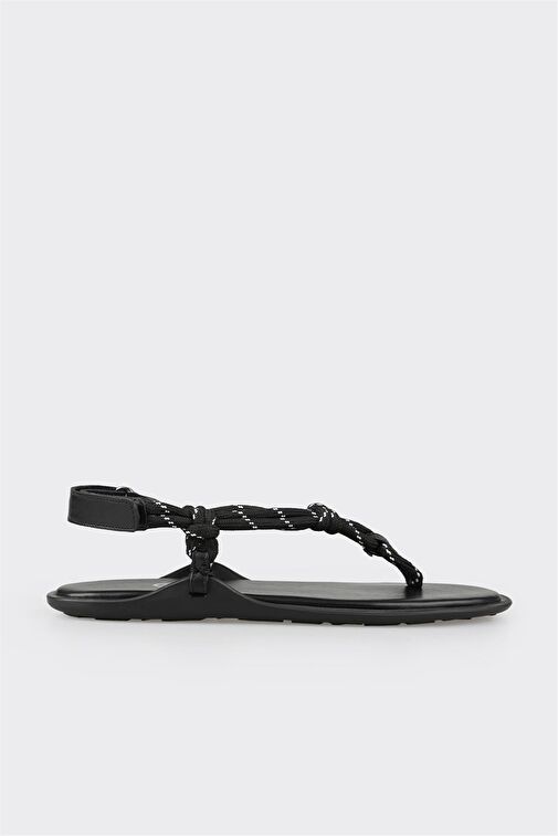 Siyah Kadın Sandalet - Görsel 2