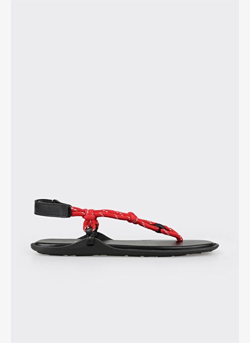 Elle Siyah Kadın Deri Sandalet KAIMSA - Görsel 3