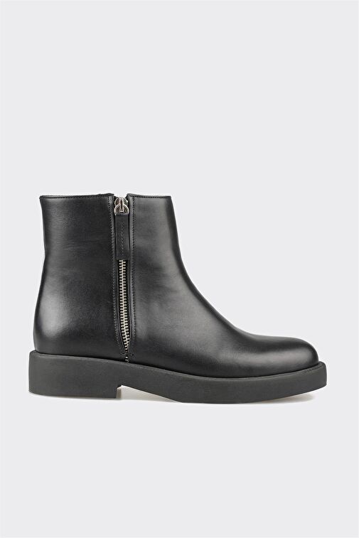 Elle Elle Siyah Deri Kadın Günlük Bot | Boyner Siyah - 2. görsel