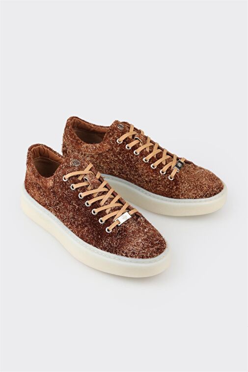 Taba Deri Erkek Spor Ayakkabı - Görsel 3