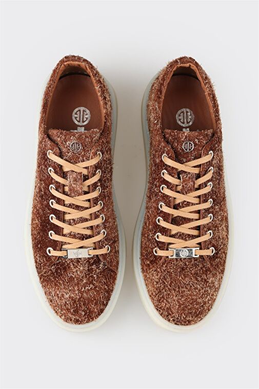 Taba Deri Erkek Spor Ayakkabı - Görsel 5