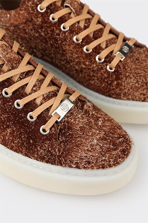 Taba Deri Erkek Spor Ayakkabı - Görsel 6