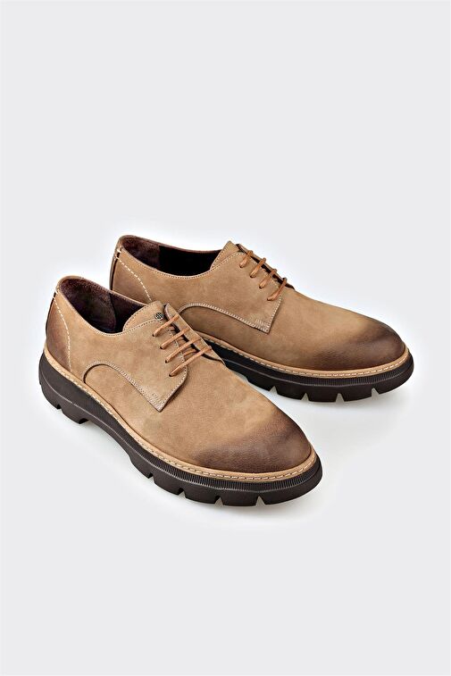 Vizon Deri Erkek Günlük Ayakkabı - Görsel 3