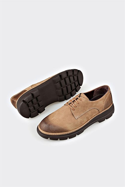 Vizon Deri Erkek Günlük Ayakkabı - Görsel 4