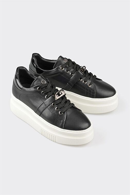 Elle Elle Siyah Kadın Spor Ayakkabı Sneaker | Boyner Siyah - 3. görsel