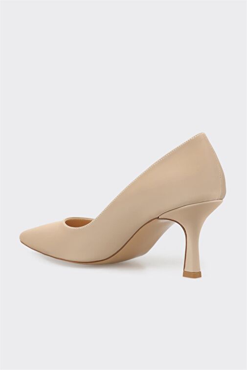Bej Kadın Stiletto - Görsel 4