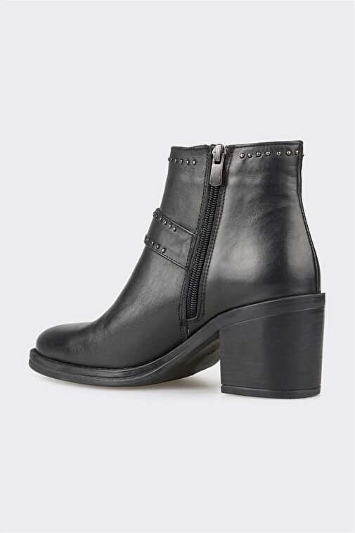 Elle Elle Siyah Deri Kadın Günlük Bot | Boyner Siyah - 4. görsel