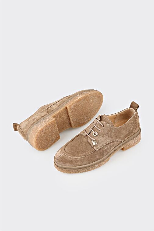 Elle Vizon Kadın Süet Günlük Ayakkabı JITAX - Görsel 4